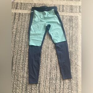 Under Armour Teal and Navy Leggings Women’s S